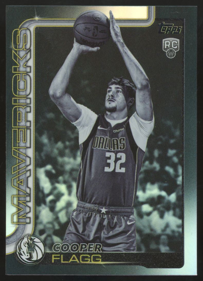 2025-26 Topps Flagship Cooper Flagg RC Blackout #201