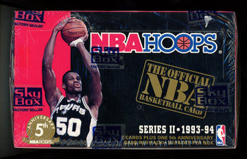 1993-94 NBA Hoops Series 2 Basketball Box Factory Sealed