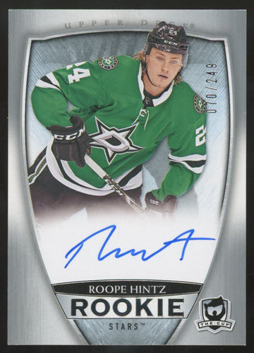 2018-19 The Cup Roope Hintz RC Rookie Auto /249 #131