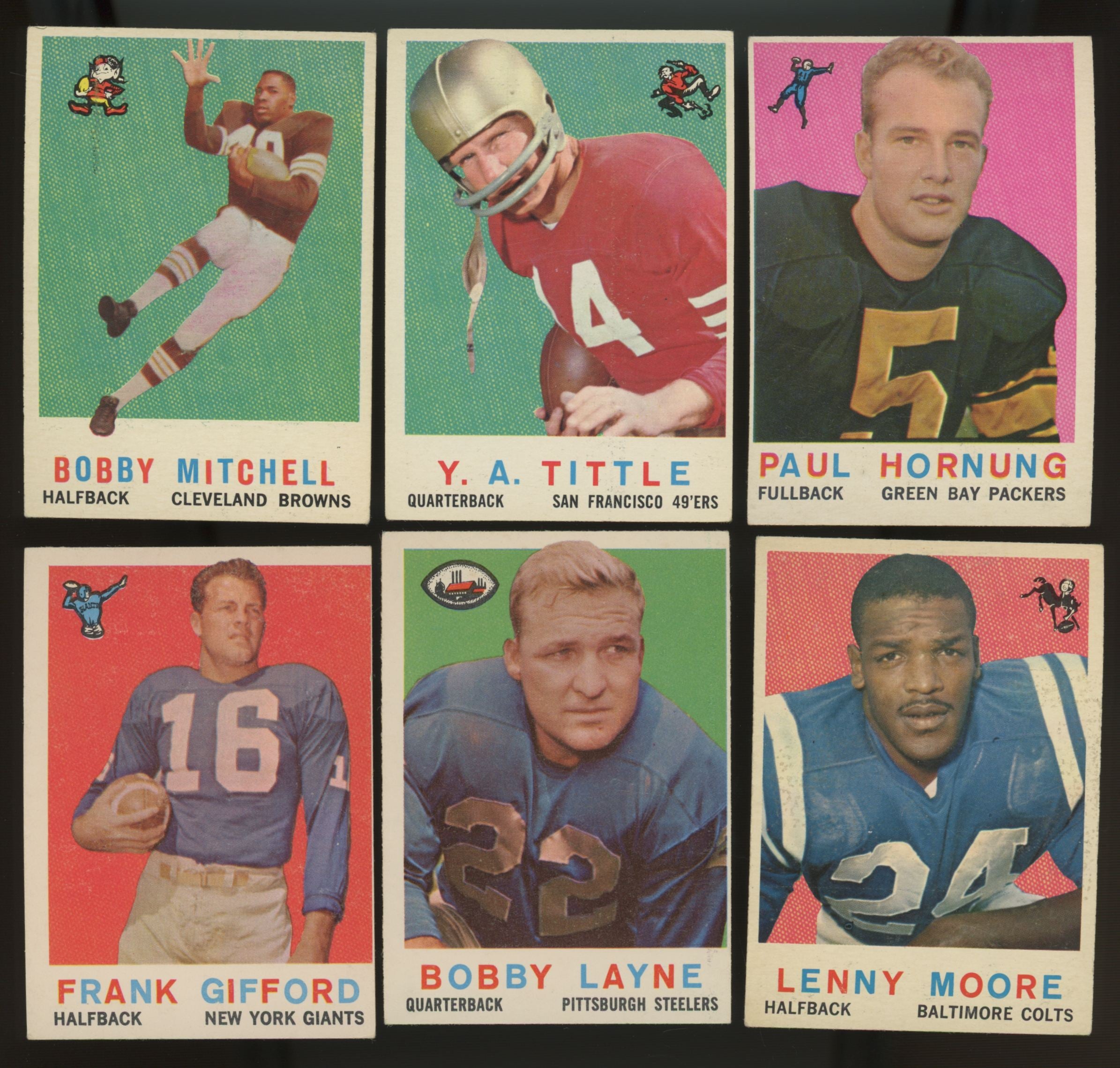 1959 Topps Football Complete Set (176) VG-EX