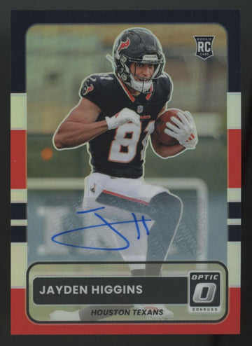 2025 Donruss Optic Jayden Higgins RC 2015 Retro Auto #13