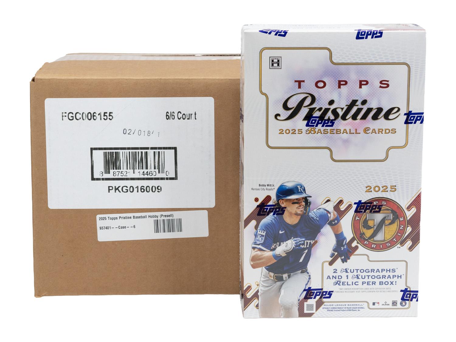 2025 Topps Pristine Baseball Hobby Box Case (6)