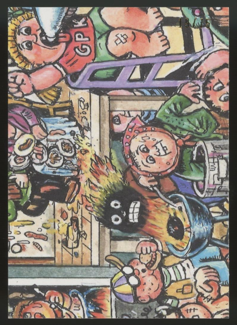 2021 Garbage Pail Kids Go On Vacation Smokin' Joe Artist Auto /75 #76