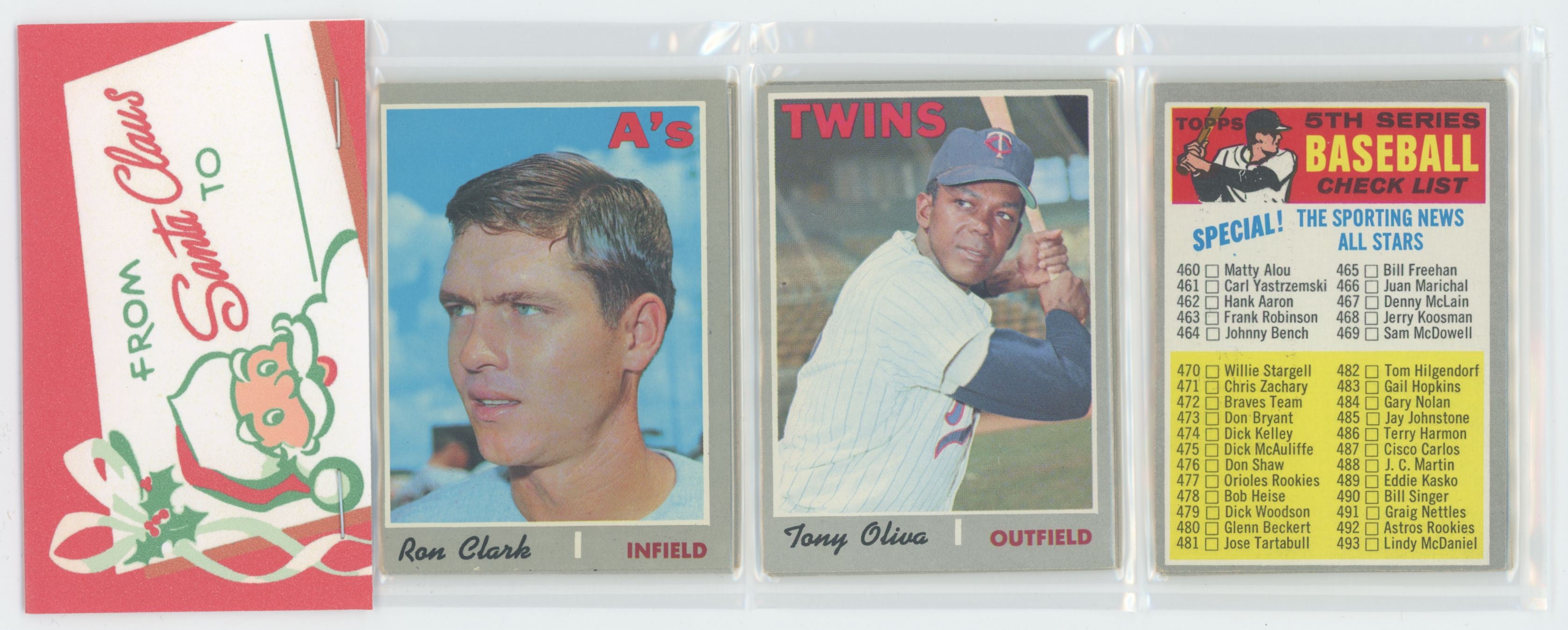 1970 Topps Baseball Holiday Rack Pack