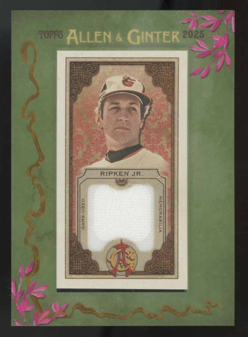 2025 Topps Allen & Ginter Cal Ripken Jr. Framed Mini Patch #MFR-CRI