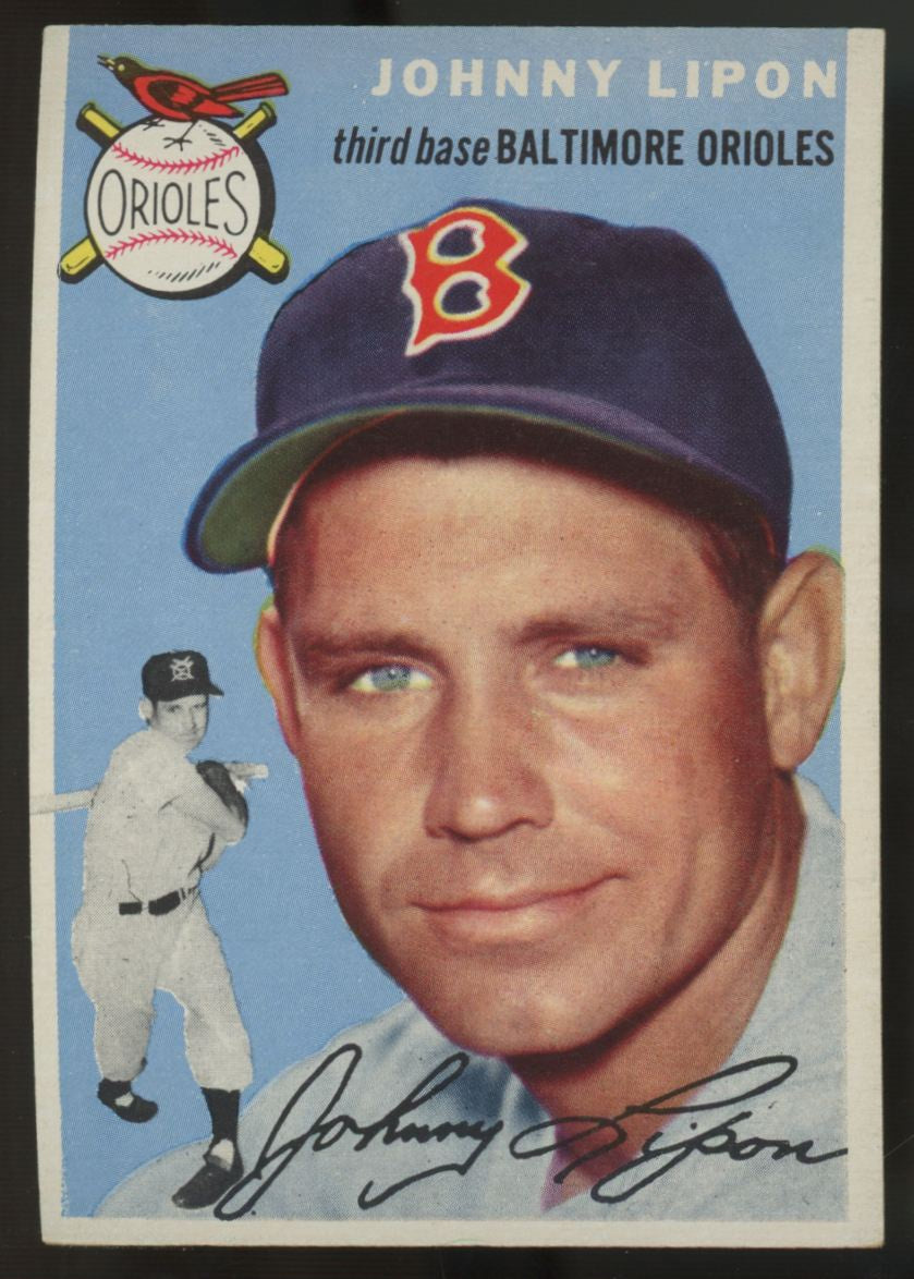 1954 Topps Johnny Lipon #19 NM