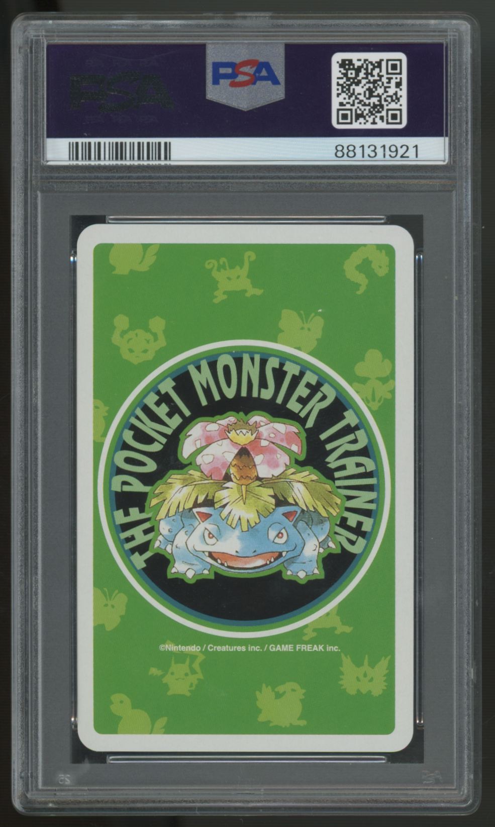1996 Pokemon Rhydon Japanese Green 6 of Hearts Playing Card #112 PSA 10