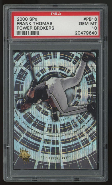 2000 Upper Deck SPx Frank Thomas Power Brokers #PB16 PSA 10