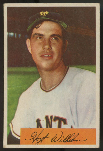 1954 Bowman Hoyt Wilhelm #57 VG/EX