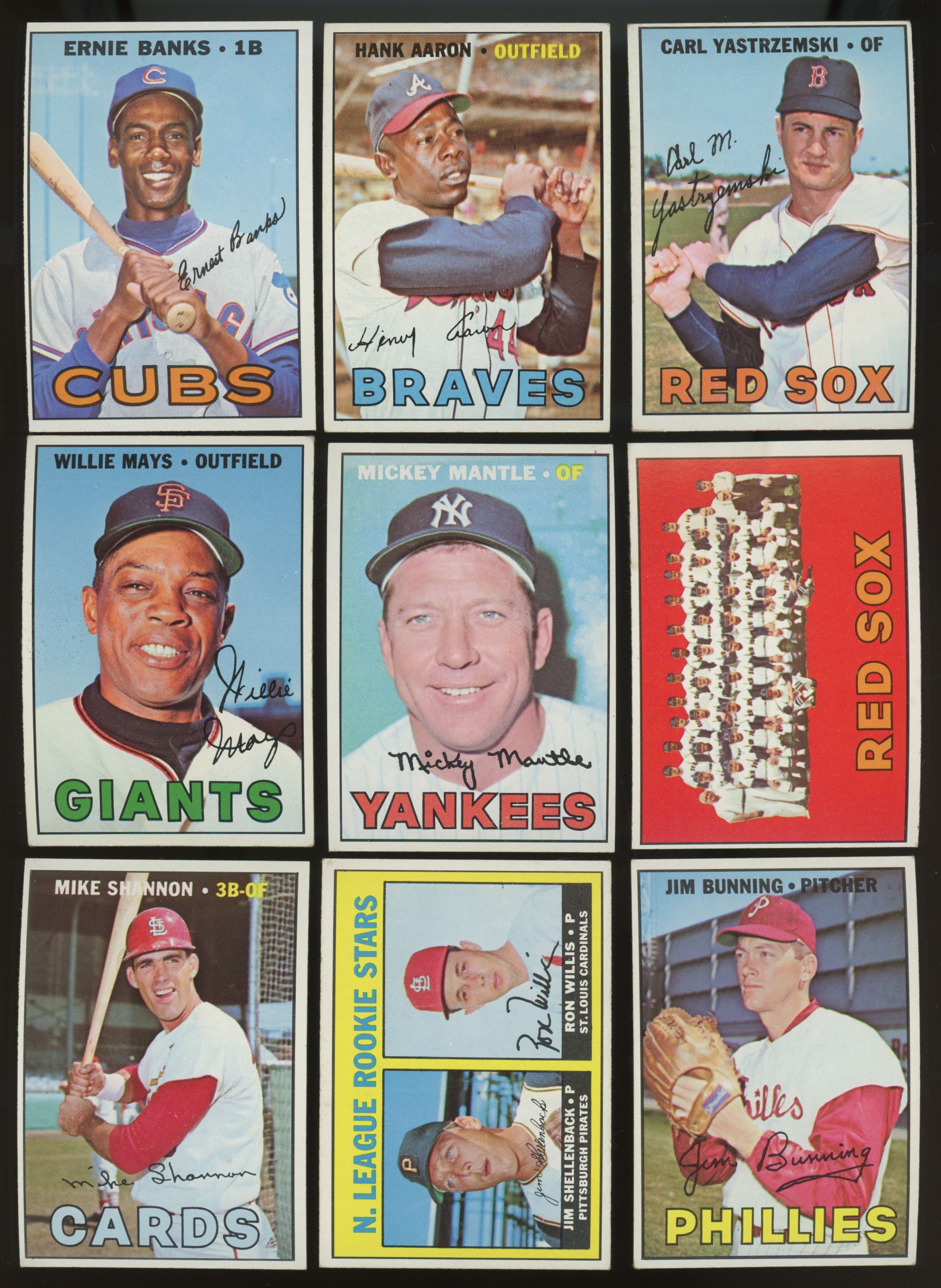 1967 Topps Baseball Complete Set VG-EX/EX w/ Wrapper, High #s & Variations