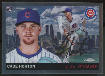 2025 Topps Chrome Platinum Anniversary Cade Horton RC City Variation #55CV-25