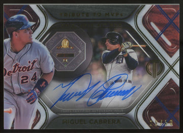 2022 Tribute Miguel Cabrera MVPs Auto /50 #TTM-MC