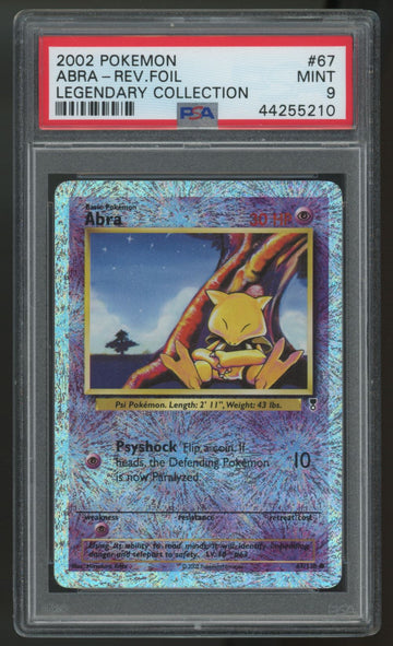 2002 Pokemon Abra Legendary Collection Reverse Holo #67 PSA 9
