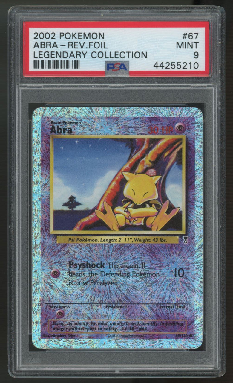 2002 Pokemon Abra Legendary Collection Reverse Holo #67 PSA 9