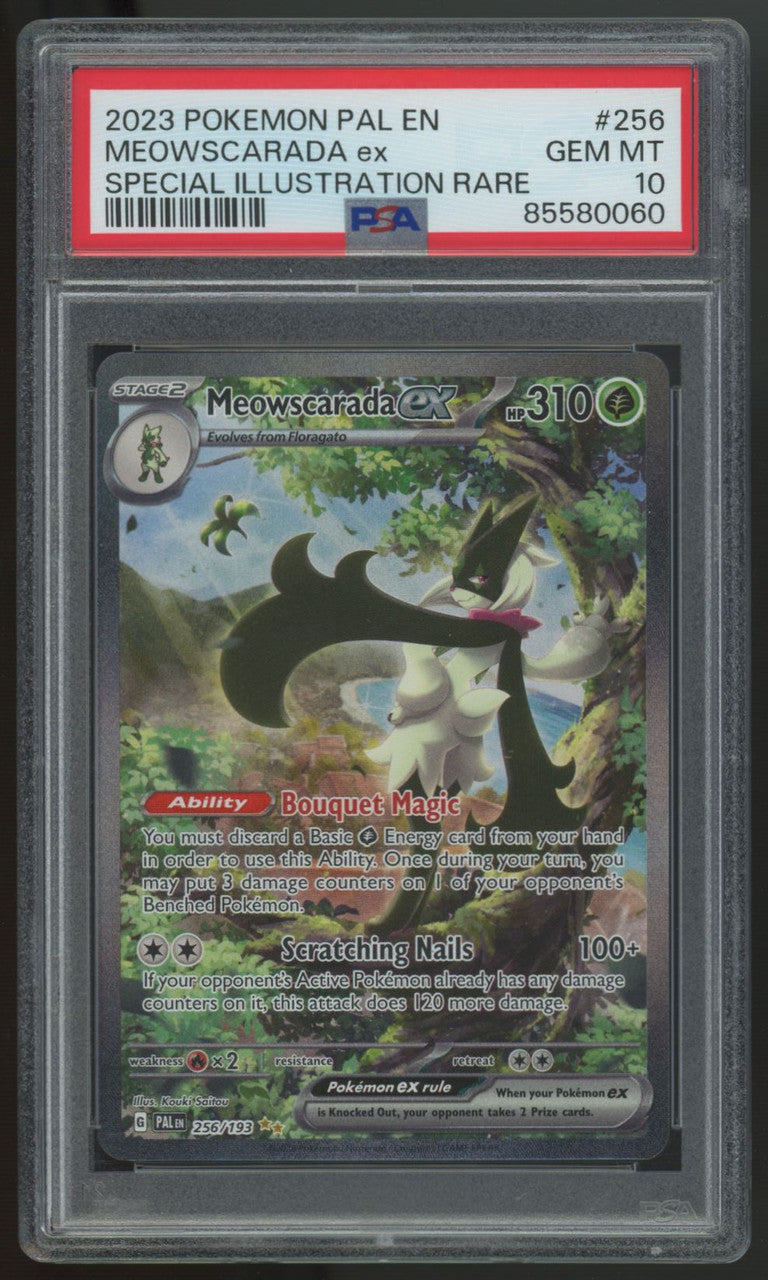 2023 Pokemon Meowscarada ex Paldea Evolved Special Illustration Rare #256 PSA 10