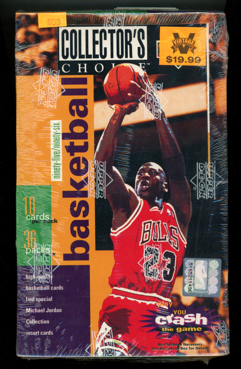 1995/96 Collector's Choice Basketball Box Factory Sealed 36 Packs