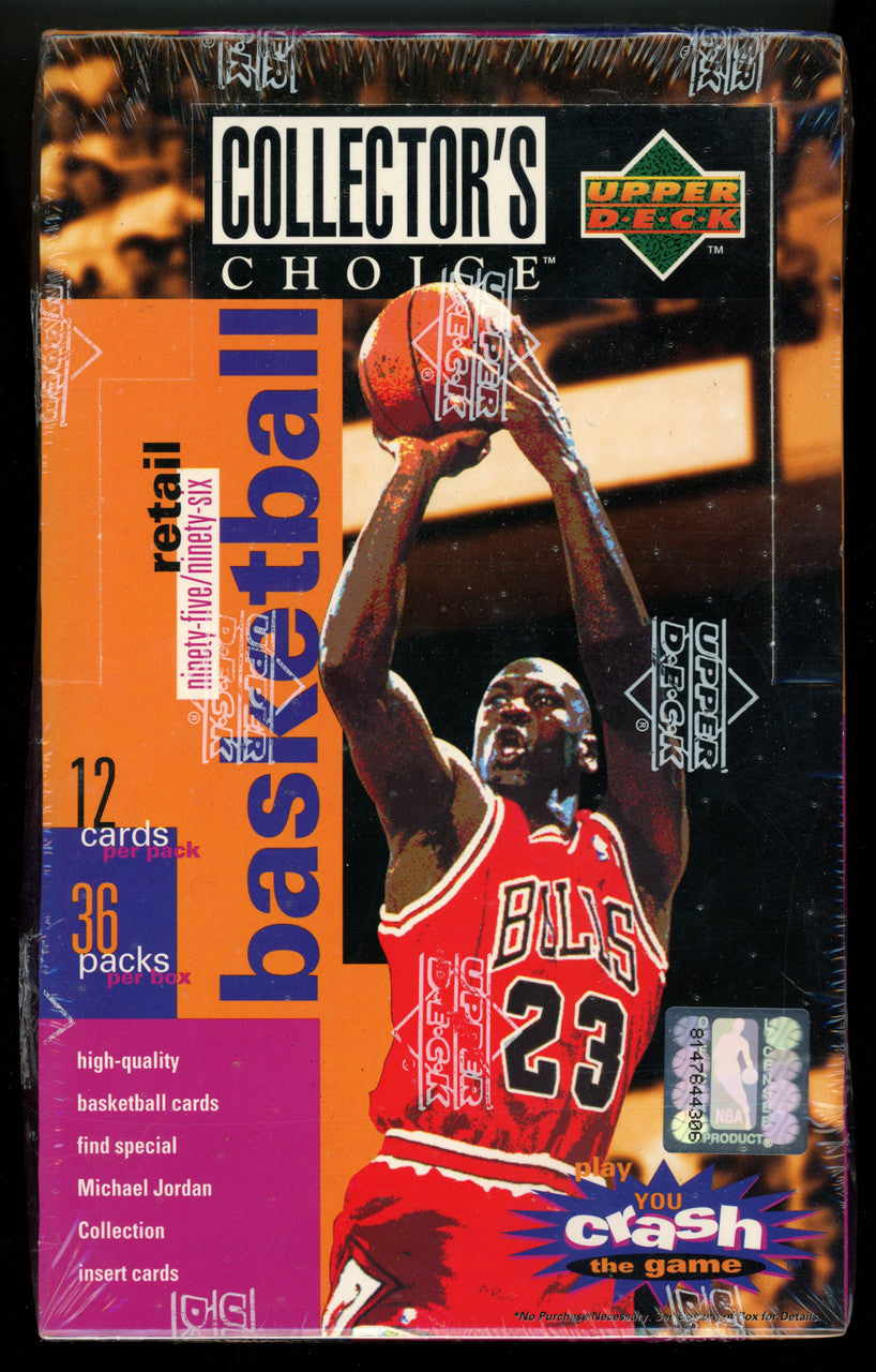 1995/96 Collector's Choice Retail Basketball Box Factory Sealed 36 Packs