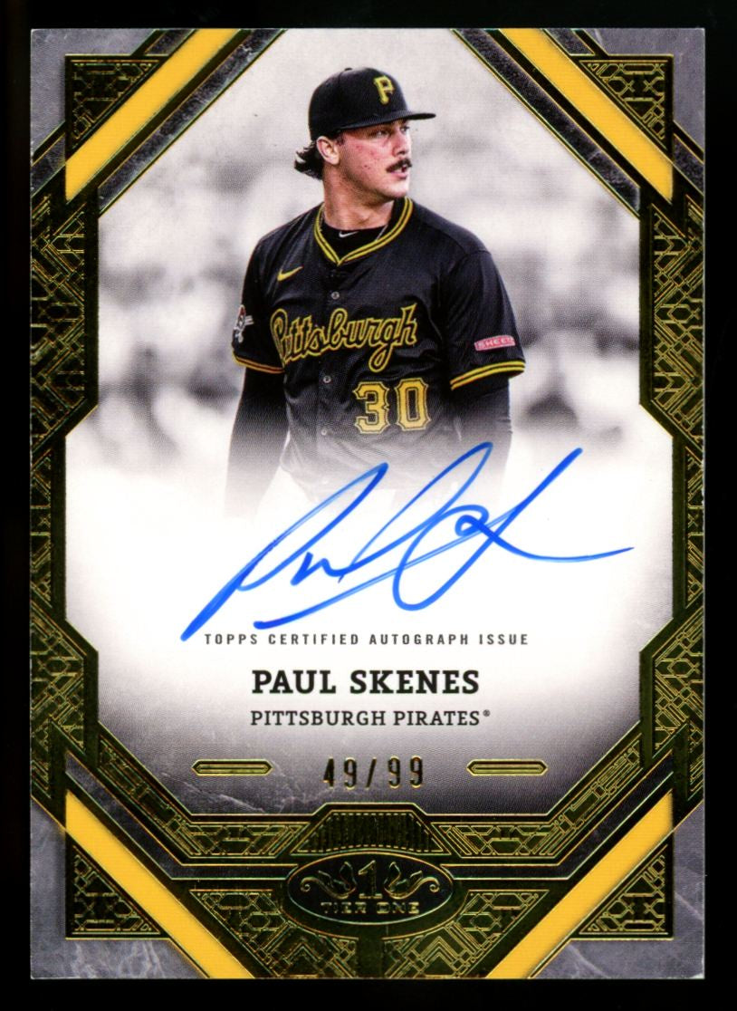 2025 Topps Tier One Paul Skenes Auto /99 #T1A-PS