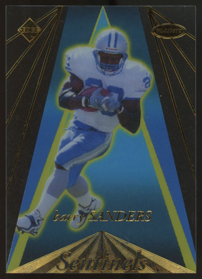 1998 Collector's Edge Barry Sanders Sentinels Masters /500 #S3