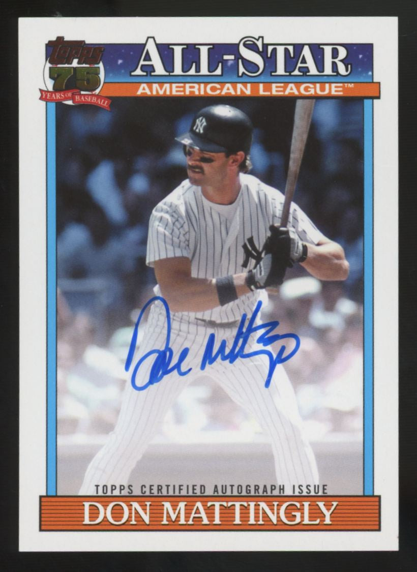 2026 Topps Don Mattingly 1988 All-Star Auto #91AS-DMA