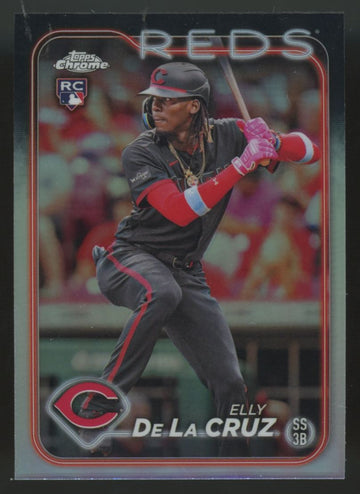 2024 Topps Chrome Elly De La Cruz RC Refractor #44 "B"