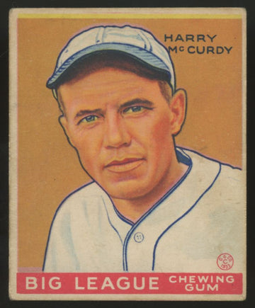 1933 Goudey Harry McCurdy #170 VG "A"