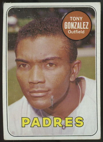 1969 Topps White Letter Tony Gonzalez #501 VG-VG/EX