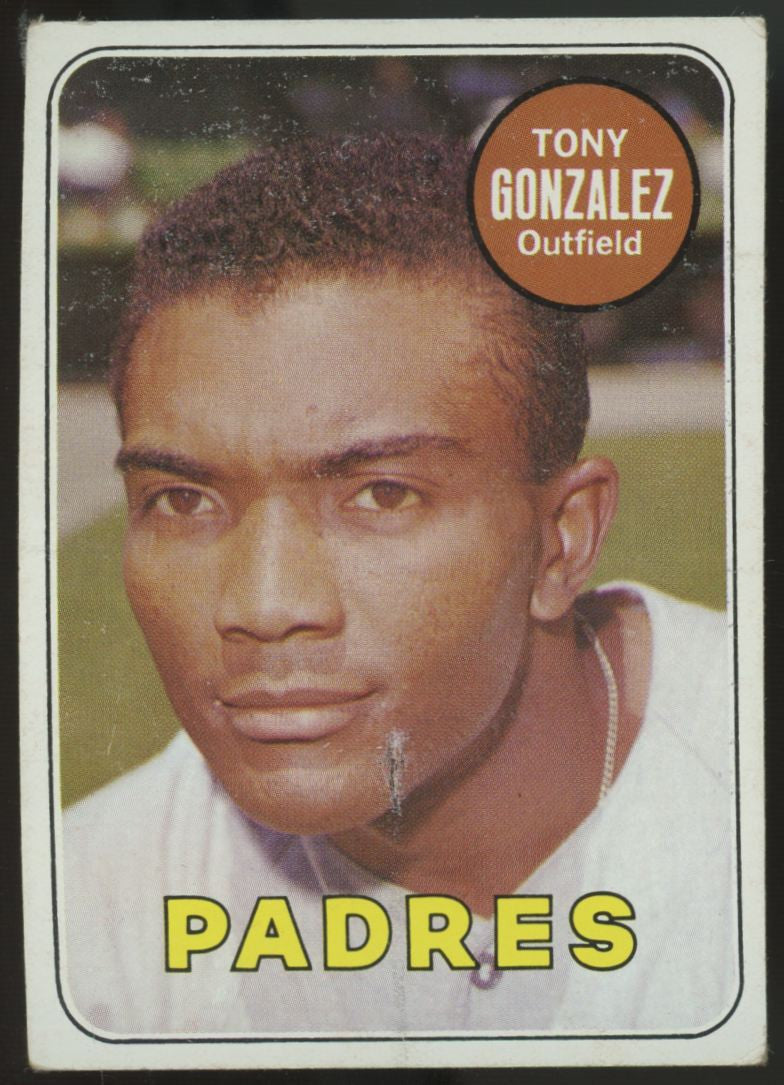 1969 Topps White Letter Tony Gonzalez #501 VG-VG/EX