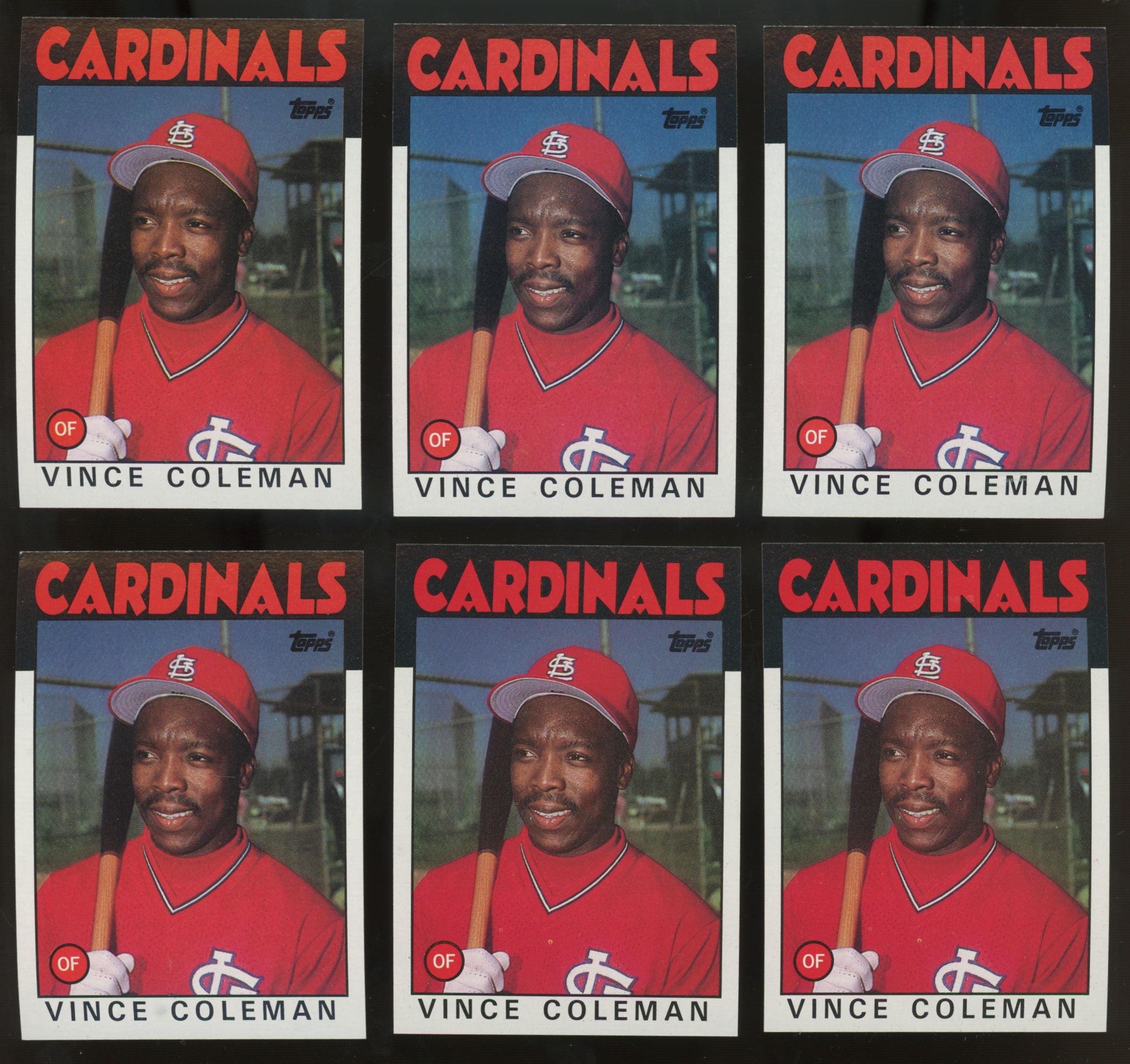 1986 Topps Vince Coleman #370 (Lot of 42)