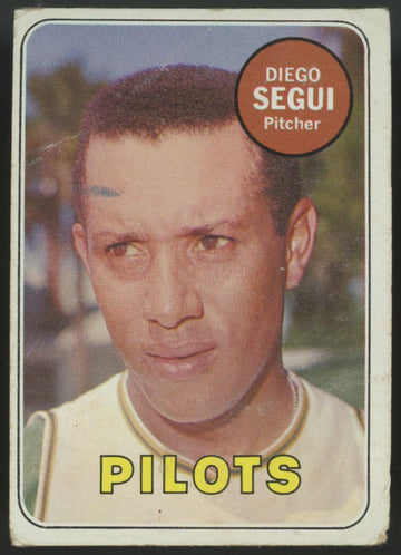1969 Topps White Letter Diego Segui #511 Poor "A"