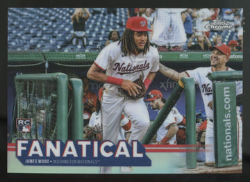 2025 Topps Chrome James Wood RC Fanatical #Fan-20