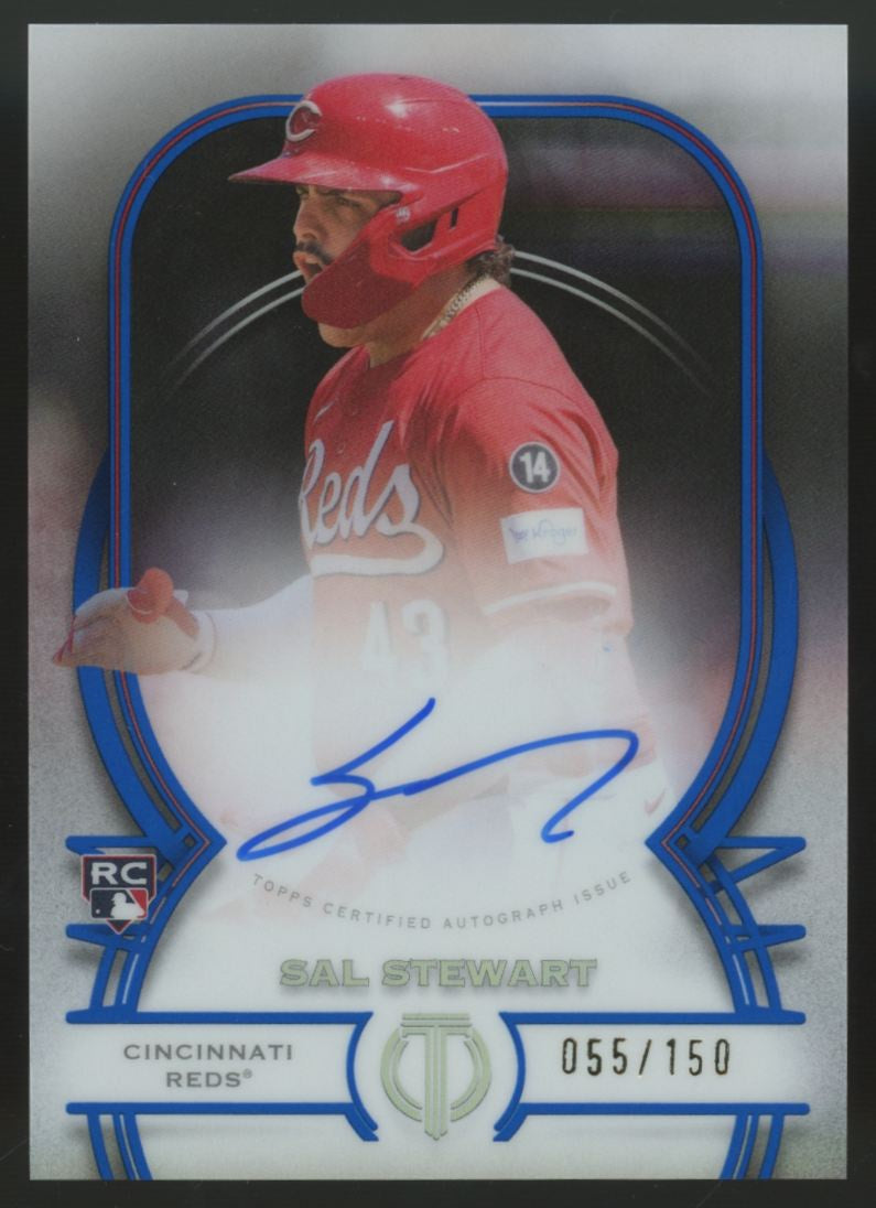 2026 Topps Tribute Sal Stewart RC Auto Blue /150 #TA-SST