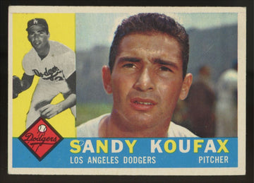 1960 Topps Sandy Koufax #343 VG/EX