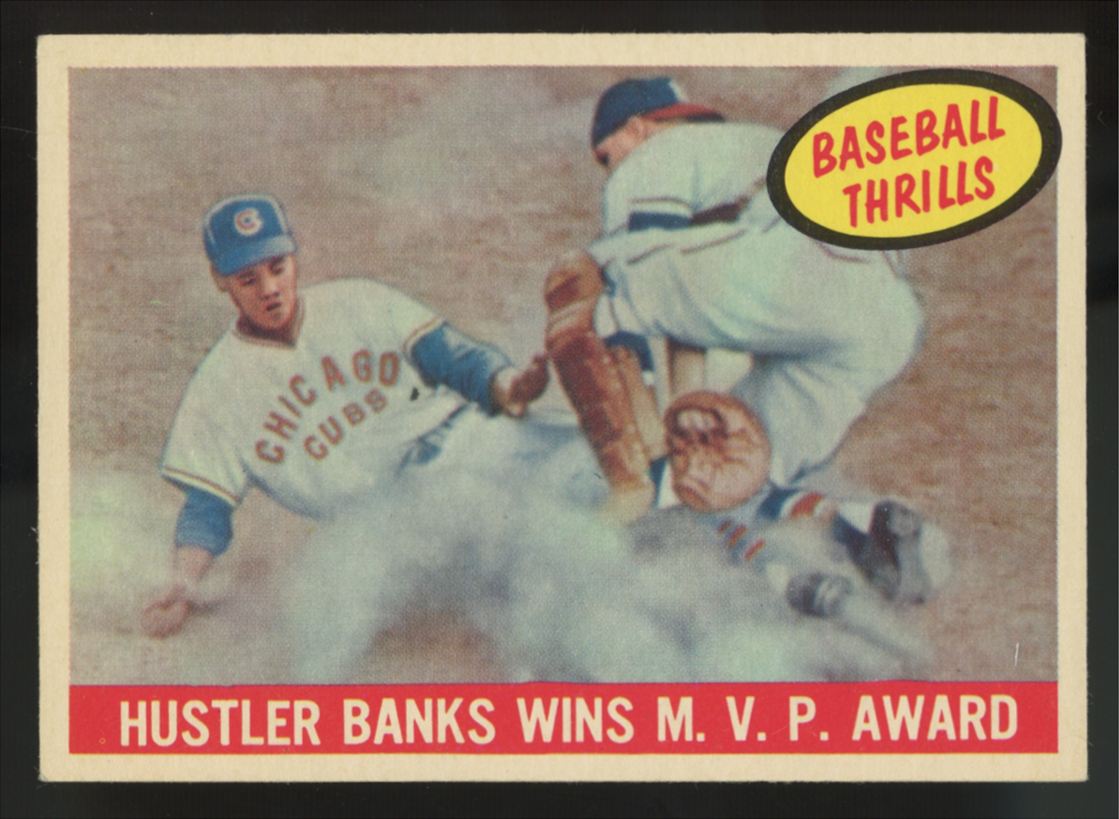 1959 Topps Baseball Thrills Set (10 cards) Mantle/Mays EX