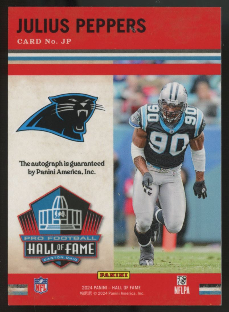 2024 Panini Hall Of Fame Julius Peppers Auto /50 #JP