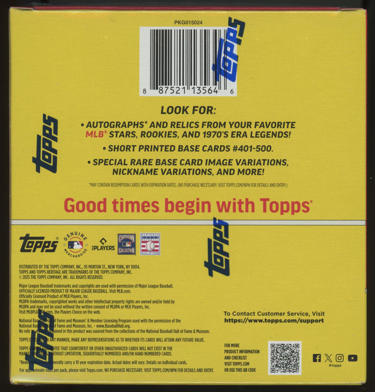 2025 Topps Heritage Baseball Mega Box