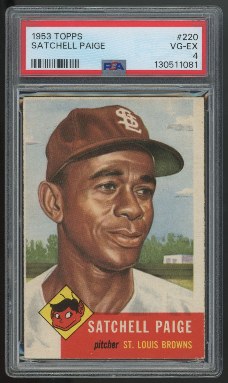 1953 Topps Satchell Paige #220 PSA 4