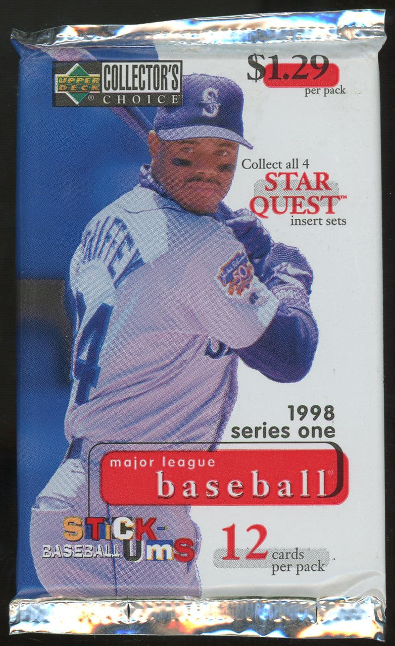 1998 Collector's Choice Series 1 Baseball Lot of 19 Sealed Packs