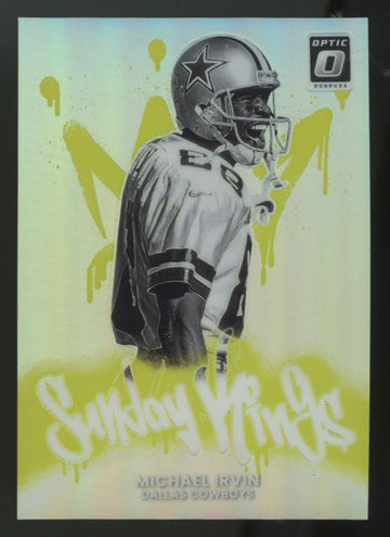 2025 Panini Donruss Optic Michael Irvin Sunday Kings SSP #30 "A"