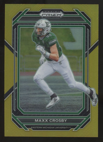 2023 Panini Prizm Draft Maxx Crosby Gold /10 #93