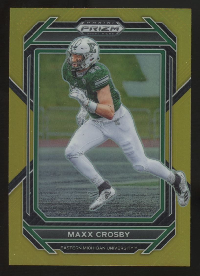 2023 Panini Prizm Draft Maxx Crosby Gold /10 #93