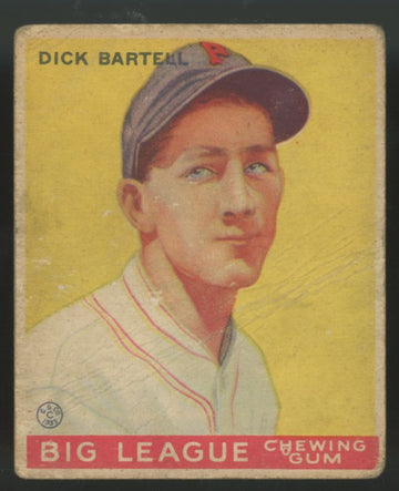 1933 Goudey Dick Bartell #28 Poor