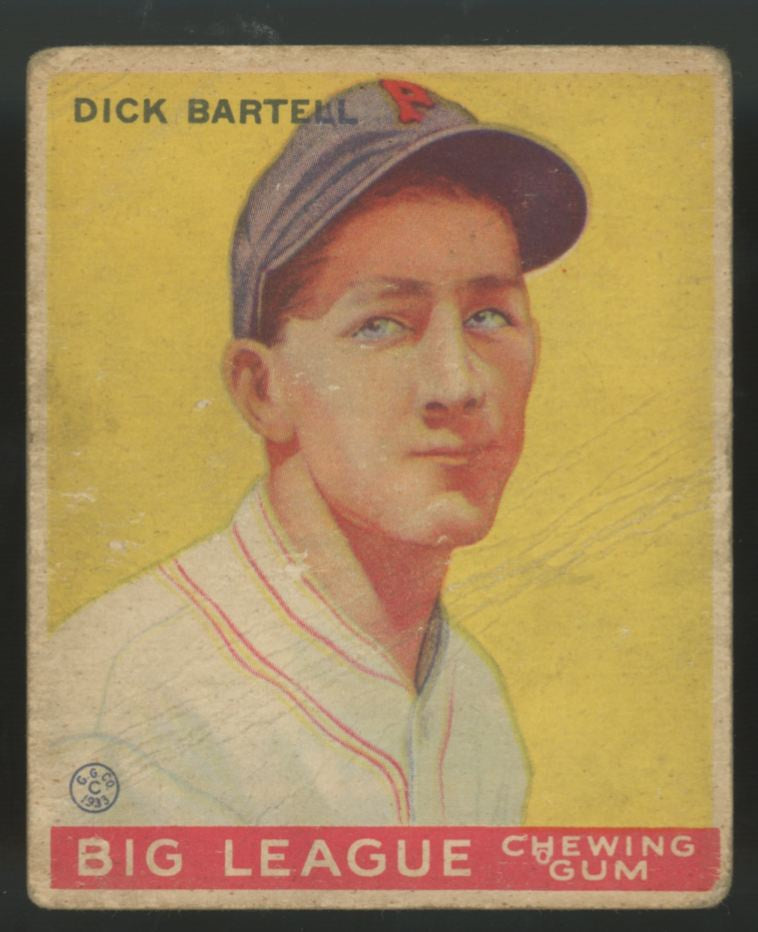 1933 Goudey Dick Bartell #28 Poor