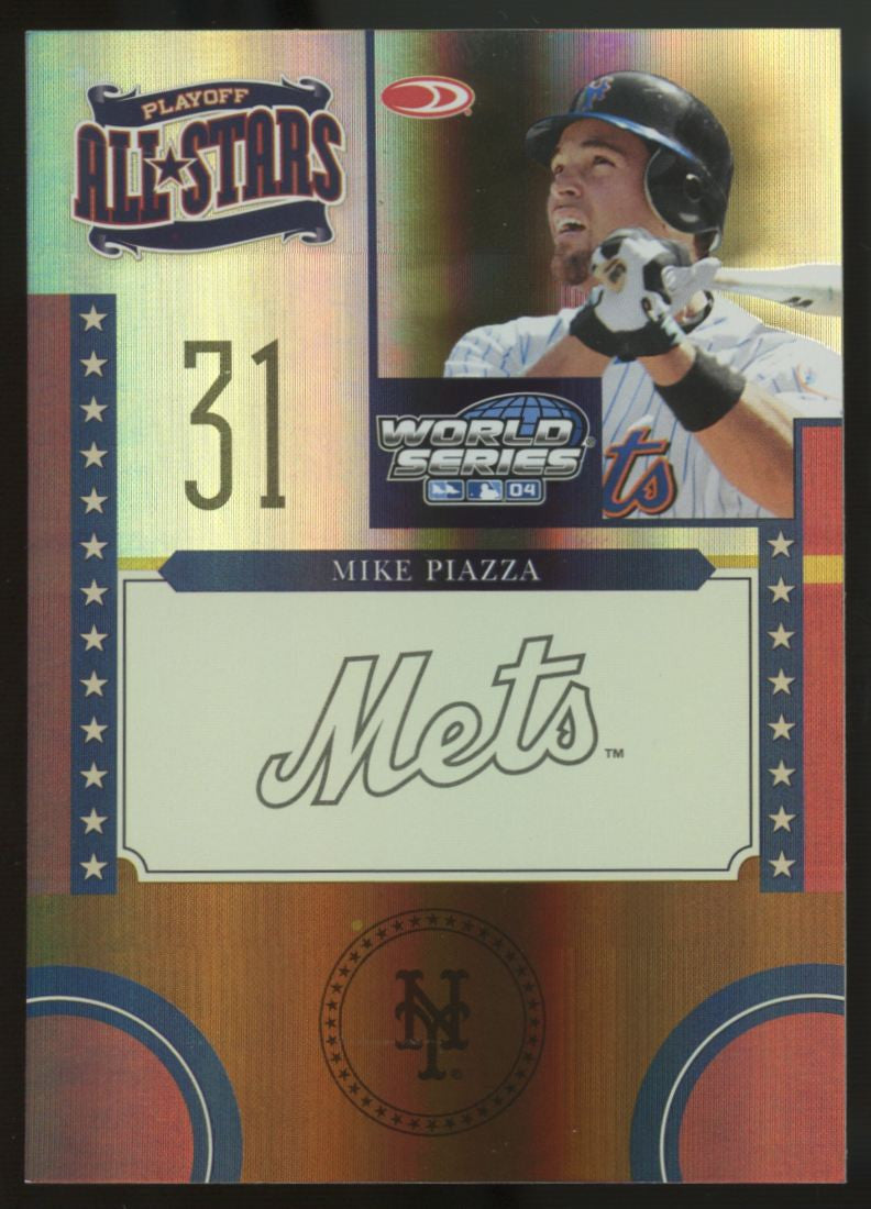 2004 Donruss Mike Piazza Playoff All-Stars '04 World Series /25 #PAS-5