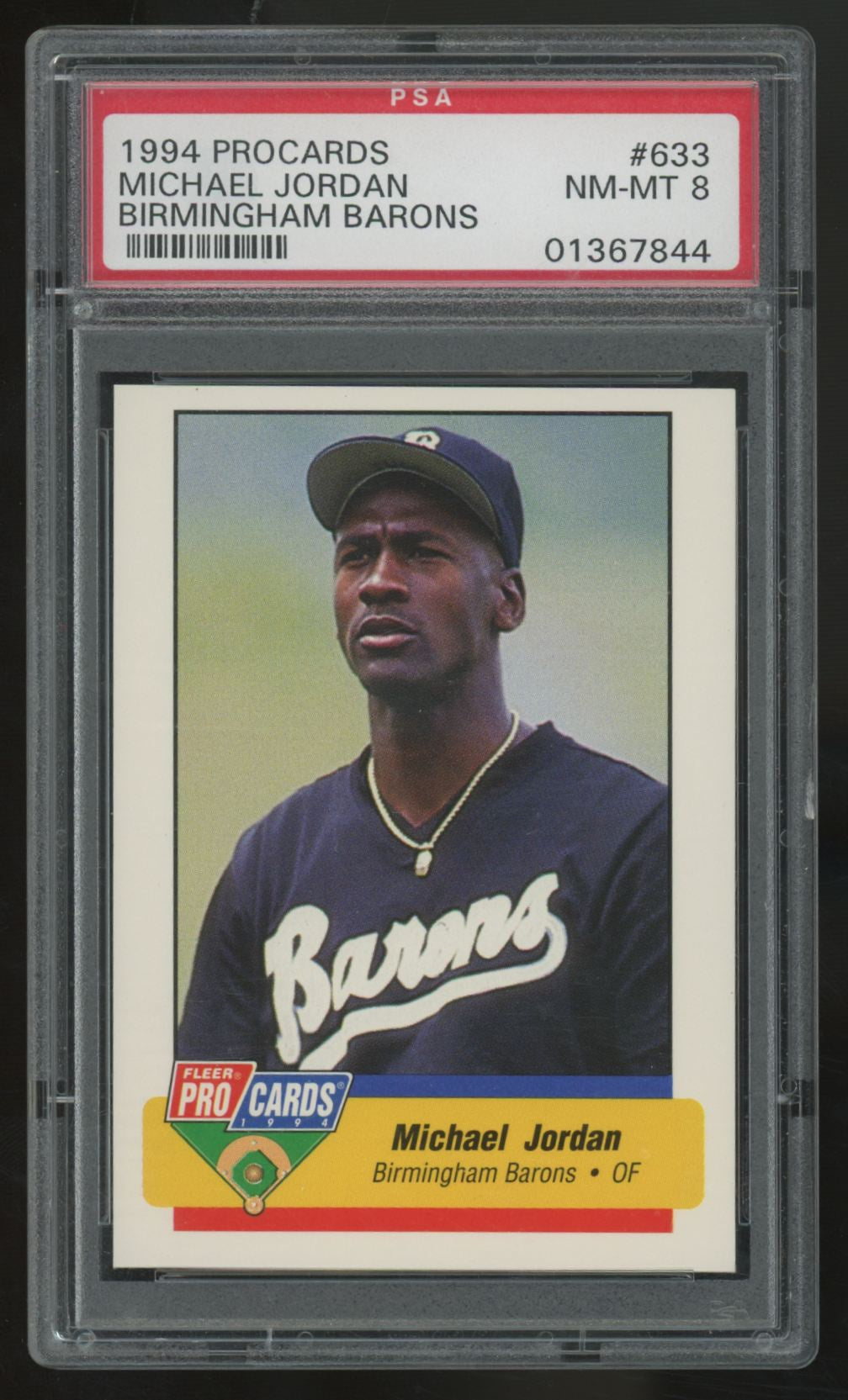 1994 Pro Cards Michael Jordan #633 PSA 8