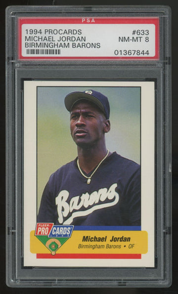 1994 Pro Cards Michael Jordan #633 PSA 8