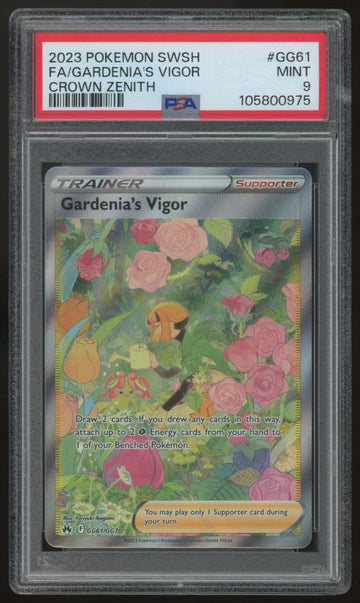 2023 Pokemon Gardenia's Vigor Crown Zenith Full Art #GG61 PSA 9