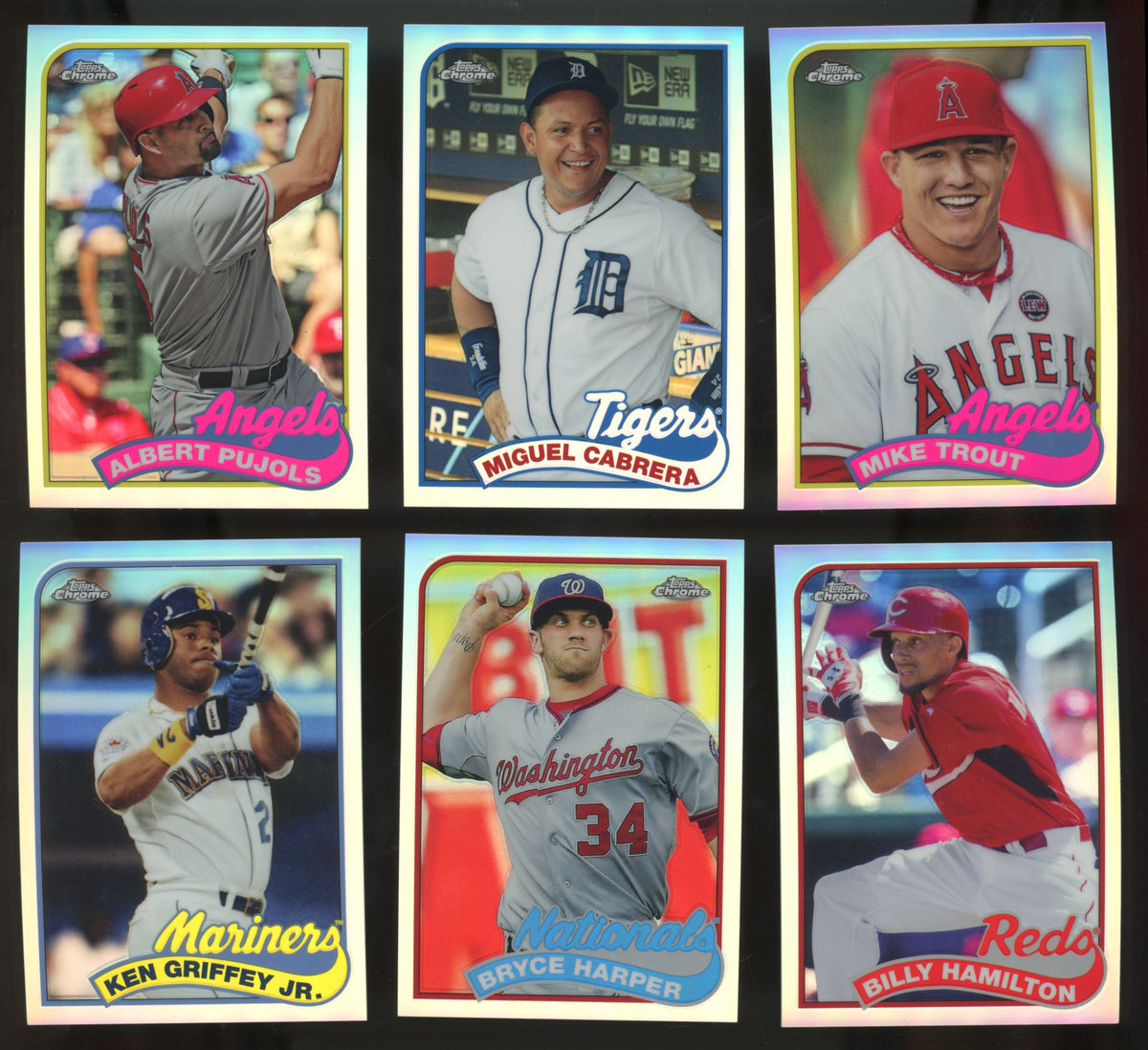 2014 Topps Chrome Refractor Complete Set (25/25)
