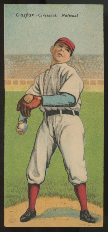 1911 T201 Mecca Double Folders Harry Gaspar/Tommy Clarke VG