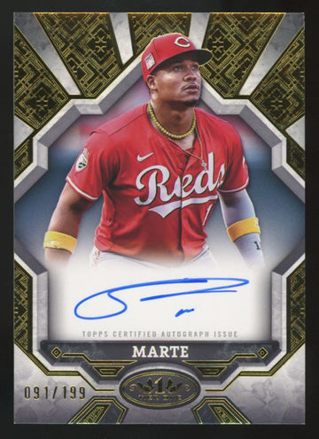 2025 Topps Tier One Noelvi Marte Break Out Auto /199 #BOA-NM